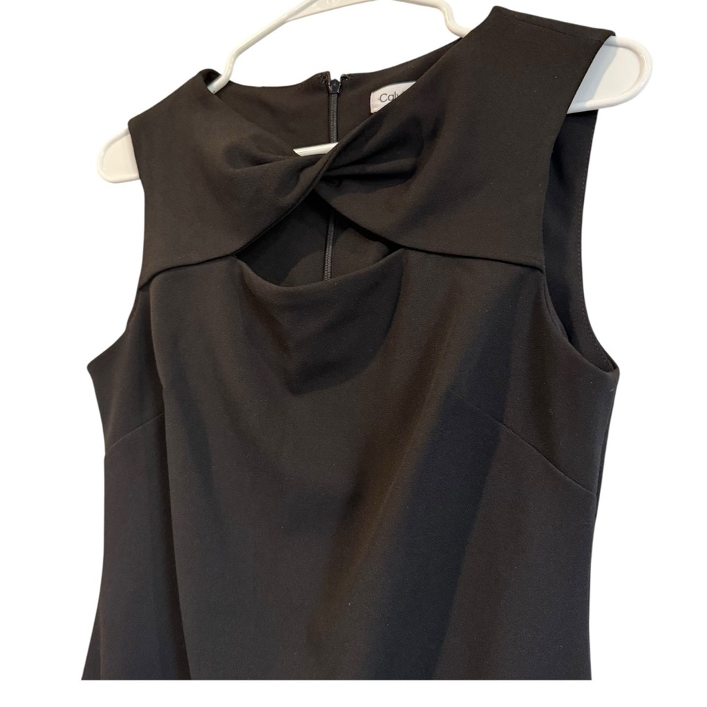 Classy Calvin Klein Black Sleeveless Dress- Size 6- like new